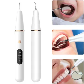 Cu ultrasunete Electric Detartraj Dentar rezistent la apa IPX7 Irigator Oral Calcul Remover Curat Dintii Albirea Dintilor Scala Îngrijire Orală