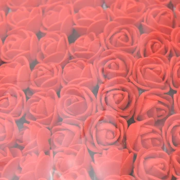 1440PCS/10 pachete de 2cm Mini Dantelă de Spumă Crescut Artificial Buchet de Flori de Nunta de Decorare Album DIY Coroană de flori de Craciun Fals Trandafiri