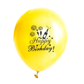 1buc 12 țoli fericit Ziua de nastere Decoratiuni Baloane Gonflabile de 12 țoli Heliu Baloane Latex Petrecere de Ziua Consumabile